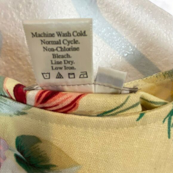 Coldwater Creek Sundress Midi Women's Multicolor Floral Faux Wrap Skirt Size 14 - Picture 8 of 15